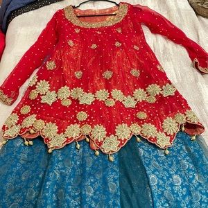 Formal sharara and kameez